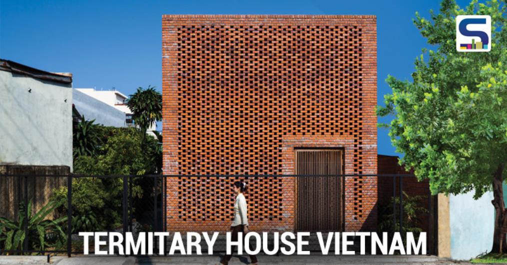 The structure of the house include many layers which are brick walls with holes arranged randomly like a termitary together with the large inter-fl oor space. Th ose holes are considered as vents help the wind rotate inside the house and allows breeze and light get to all corners in the house, creat