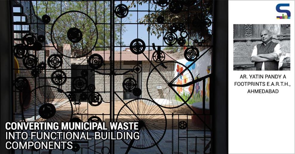 Non-polluting environment, economic empowerment and affordable built forms are the three key dimensions of this initiative. The project is an outcome of over three years of empirical research, with the goal of effectively converting municipal waste from the domestic sector..