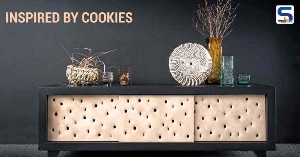 Cabinet PECHYVO (“pechyvo” in Ukrainian means cookies, cracker) is a part of FAINA collection, an ethno minimalistic furniture collection inspired by culture and nature of Ukraine and created by Ukrainian designer Victoriya Yakusha.