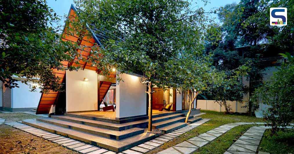This Abode in Kerala by Sheily Haroon Architects is A Confluence of Modern Tropical Design and States Indigenous Architecture