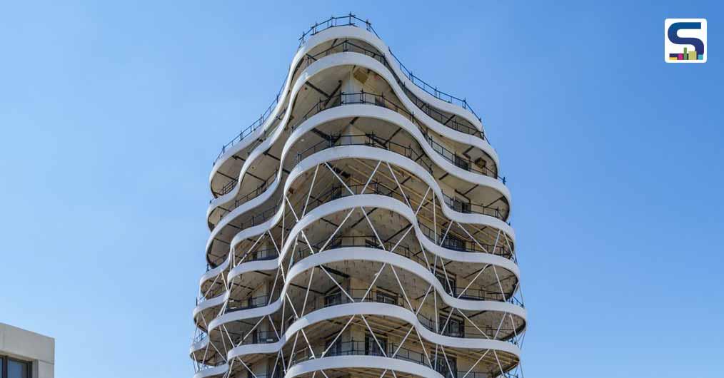 This Residential Tower in France Features A Striking  Wavy Facade | Brenac & Gonzalez & Associés