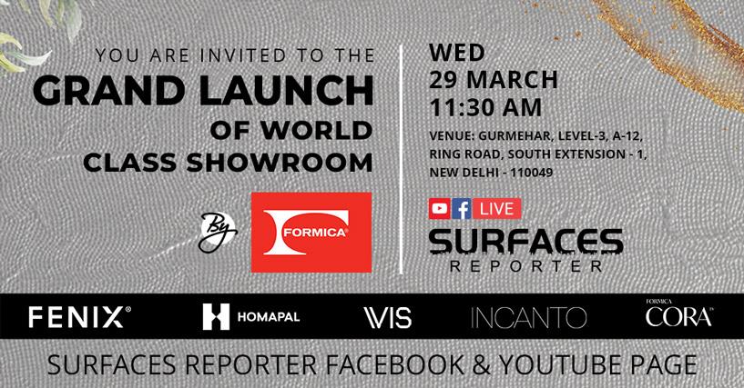 Grand Launch of World Class Showroom by Formica India | Surfaces Reporter Launchpad