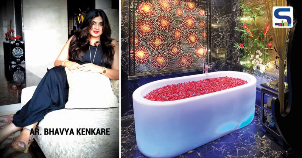 Bhavya says, “Since we were aiming at an exotic design value, we have imported specialized sanitary ware from Italian & Spanish designers like ‘Antonio Lupi’ & Roca’. The Buddha reigns supreme with a cutout of Buddha in Solid Surface Corian forming a grand entry to the ‘SPA BATH’.
