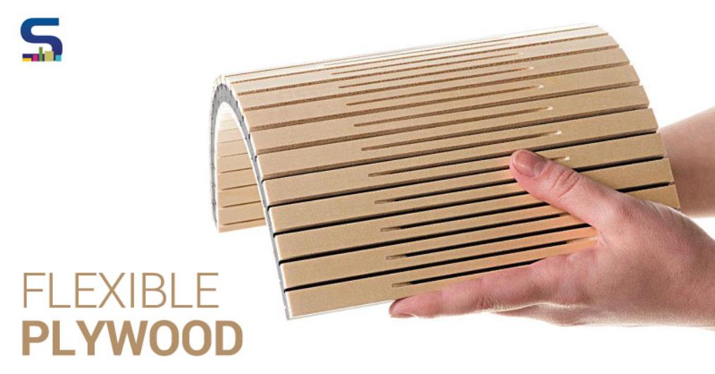 Wood is considered as a rigid material; hard to bend. However, PLY PROJECT, Germany has created FLEX, an innovative construction panel which is simple and flexible to process.