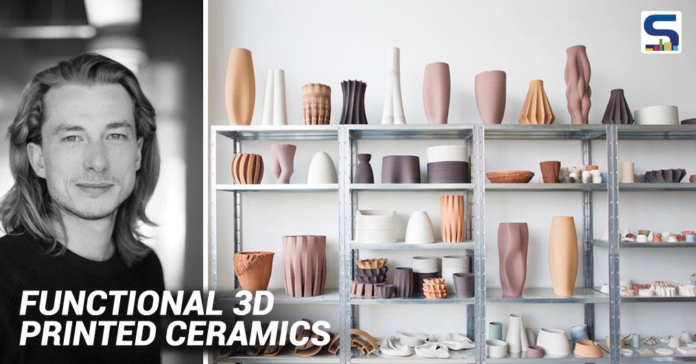 Olivier van Herpt recently won the New Material Award 2016 for his Functional 3D Printed Ceramics. More and more materials can be printed in 3D, including clay. Olivier has built a 3D clay printer. The designer can influence the machine as it prints.