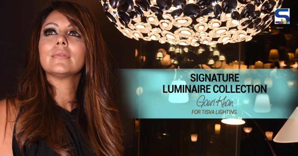 Gauri Khan unveiled her signature collection of Tisva luminaires at the Tisva lighting studio in Mumbai. This collection of aesthetic luminaires has been curated by Gauri Khan and is an expression of creativity that has been inspired by pure light.