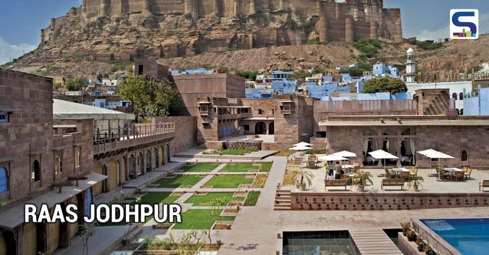 Set in the heart of the walled city of Jodhpur, Rajasthan, RAAS is a 1.5-acre property uniquely located at the base of the Mehrangarh Fort. The brief was to create a luxury boutique hotel with 39 rooms in the context of the Old city quarter of Jodhpur.