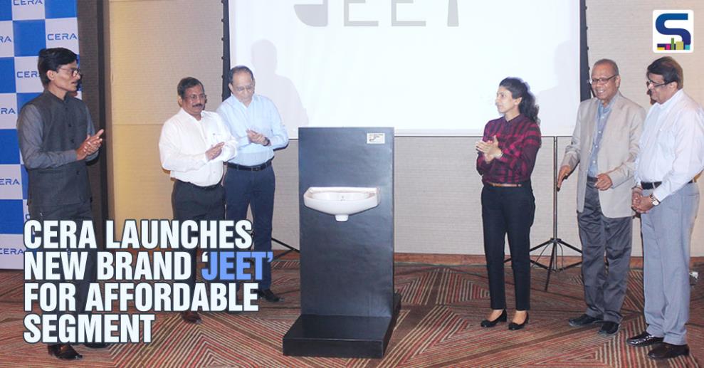 CERA, India’s premium home solutions brand, has launched a new brand of sanitary ware, Jeet, aimed at the fastest growing affordable segment.  Jeet was unveiled by Mrs. Deepshikha Khaitan at Ahmedabad today, in the presence of the top management team and the entire sales force of CERA.