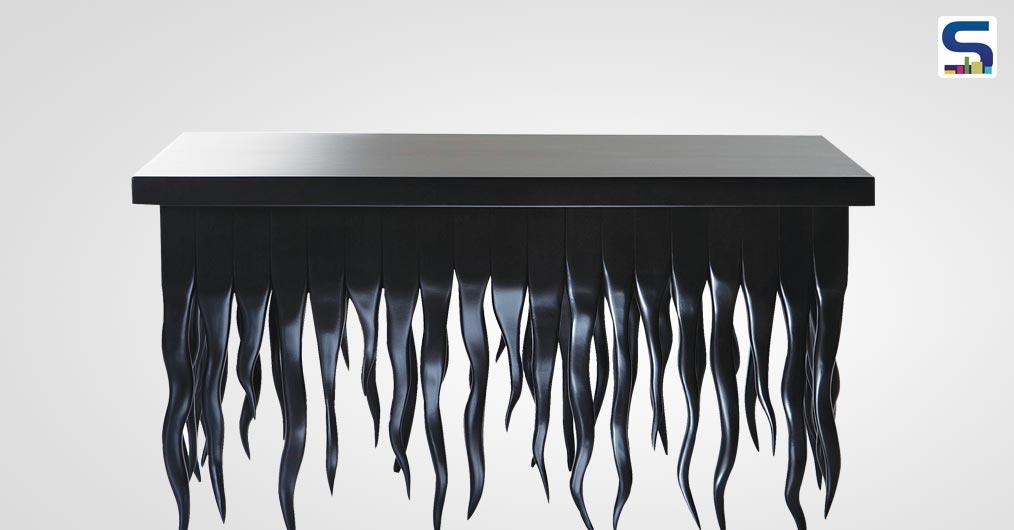 Canadian designer Judson Beaumonts Squiddy table comes from a darker though still whimsical place.