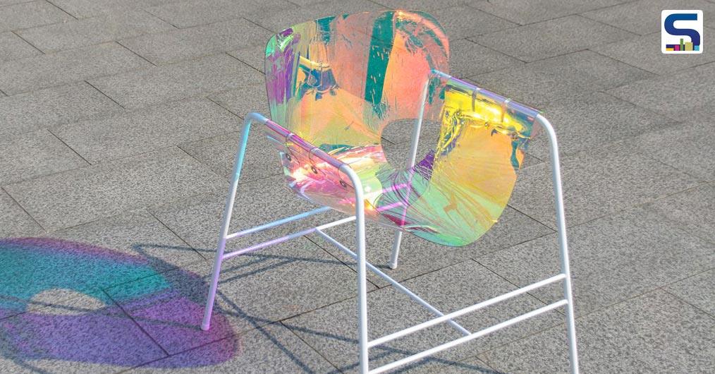 A mesmerizing piece of furniture- ‘The Light Chair’- from Industrial designer Taehwan Kim is an epitome of Iridescence.