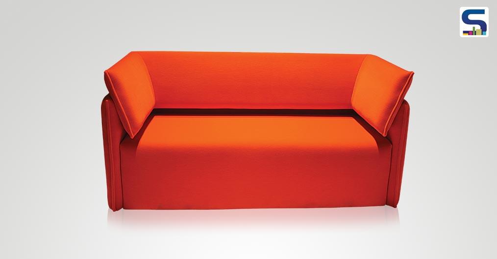 This Lavish red-orange coloured seating is a retreat to the eyes of many and as comfortable as it looks like!