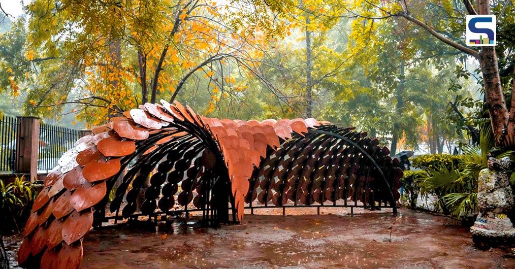 The ‘Pangolin Pavilion’ designed by Ant Studio at the ‘OneistoX’ workshop, required an ideology that would go beyond the generic norms of design and re-invent the concept of Parametricism but with a social cause.