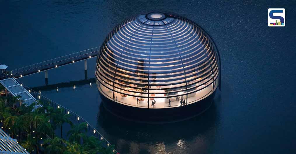Floating Apple Marina Bay Sands Store in Singapore | Foster + Partners