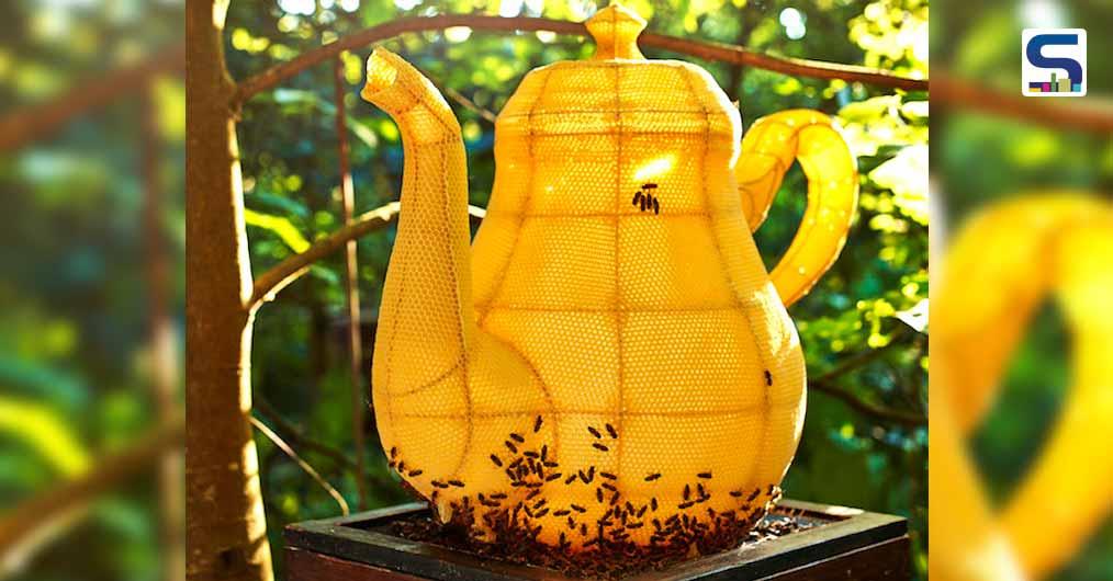 Giant Honeycomb Teapot | Studio Libertiny | Tomáš Gabzdil | Slovakia