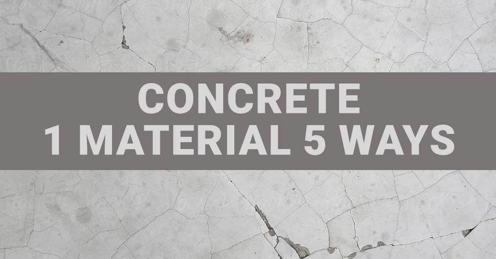 5 Different ways of using concrete in Interior-Exterior