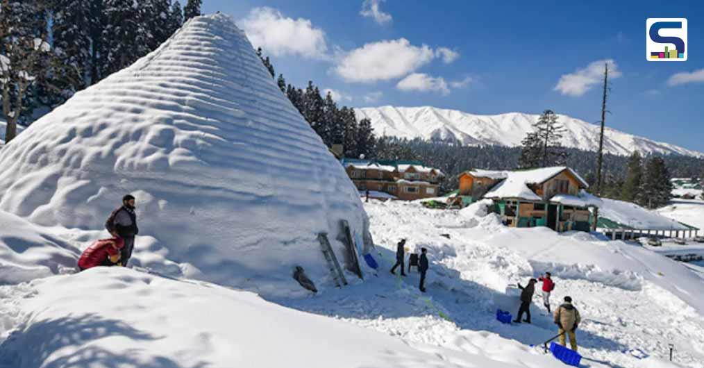 With 37.5 Feet Height and 44.5 Feet Diameter, This Igloo Cafe in India is Said To Be The Worlds largest | Kashmir