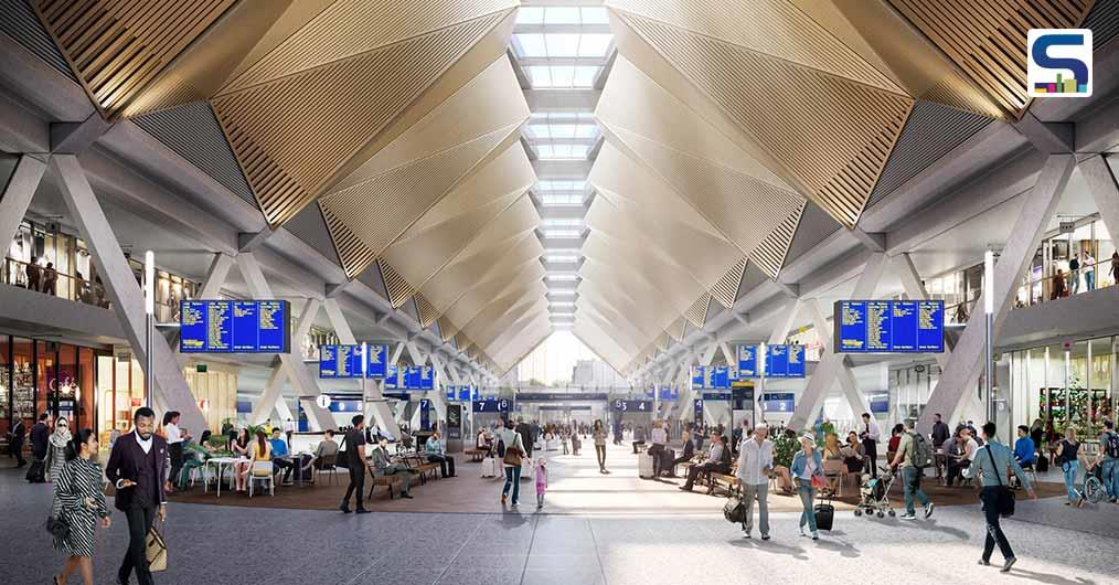 The London Euston HS2 Station By Grimshaw Features A Bold Geometric Roof