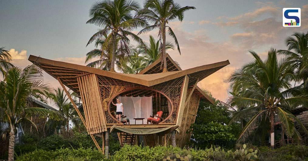 Atelier Nomadic Designs Sun-Powered Bamboo Treehouses For A Holiday Resort in Mexico