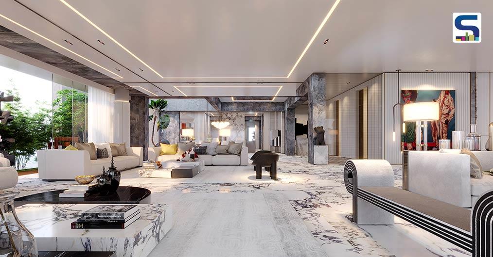 Opulent Furniture and Statement Artworks Accentuate This Luxurious Duplex Apartment in Gurugram | Essentia Environments