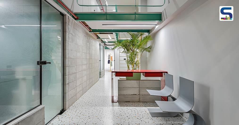 Quirky Design Elements and Vibrant Shades Give A Fantastic Appeal To This Textile Office in Surat | Hot Metal | Vimmu Design Studio