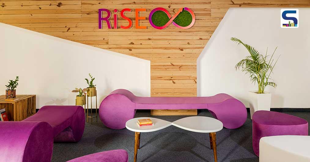 Impressive Artworks, Furniture, and Planters Highlight The Interiors of The RISEOO New Global Headquarters in Noida | Studio Meraki