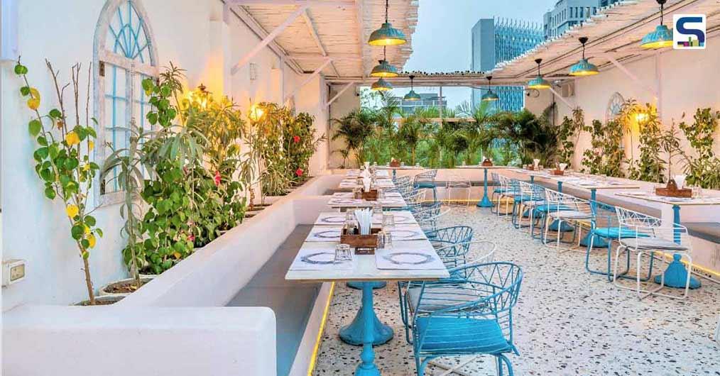 Organic Shapes, Biophilia and Pleasing Palette Give A Dreamy Vibe To This Restaurant | Ahmedabad | Amogh Designs