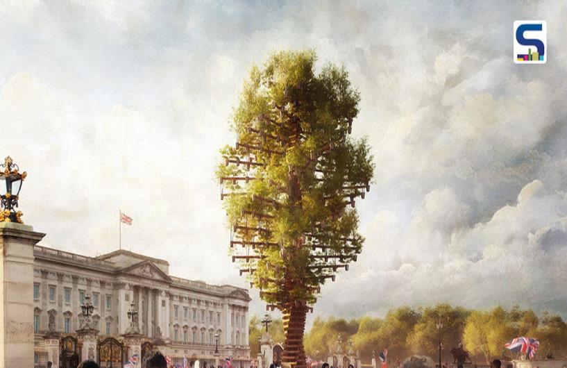 Huge Sculpture Made From 350 Types of Trees in London | Thomas Heatherwick