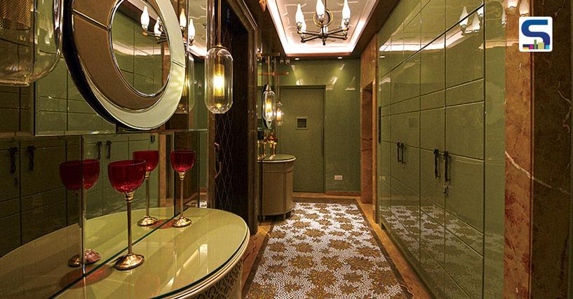 Luxury Mosaic Flooring Transforms the Lift Lobby