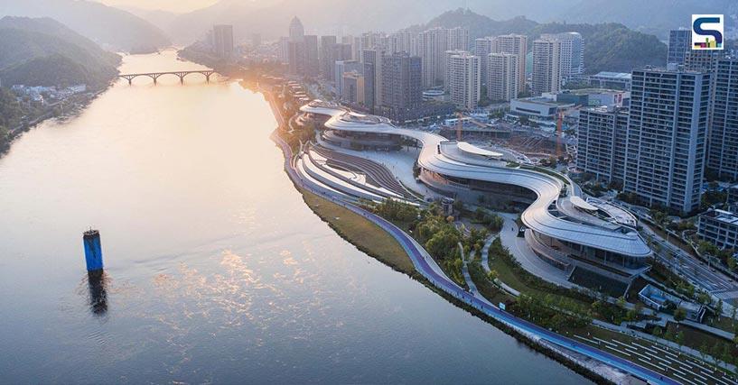 Futuristic Serpentine Jiande Urban Planning Exhibition Center & Museum in Jiande | China