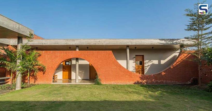 Multiple Layers of Exposed Brick Act As Buffer Spaces In This Corporate Office Within Dense Urban Fabric | Ahmedabad | UA Lab
