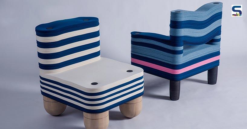 Colourful Furniture Made from Surplus Felt