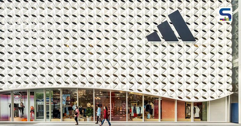 Adidas new Store By Storeage Features Parametric Architectural Façade | Shenzhen, China