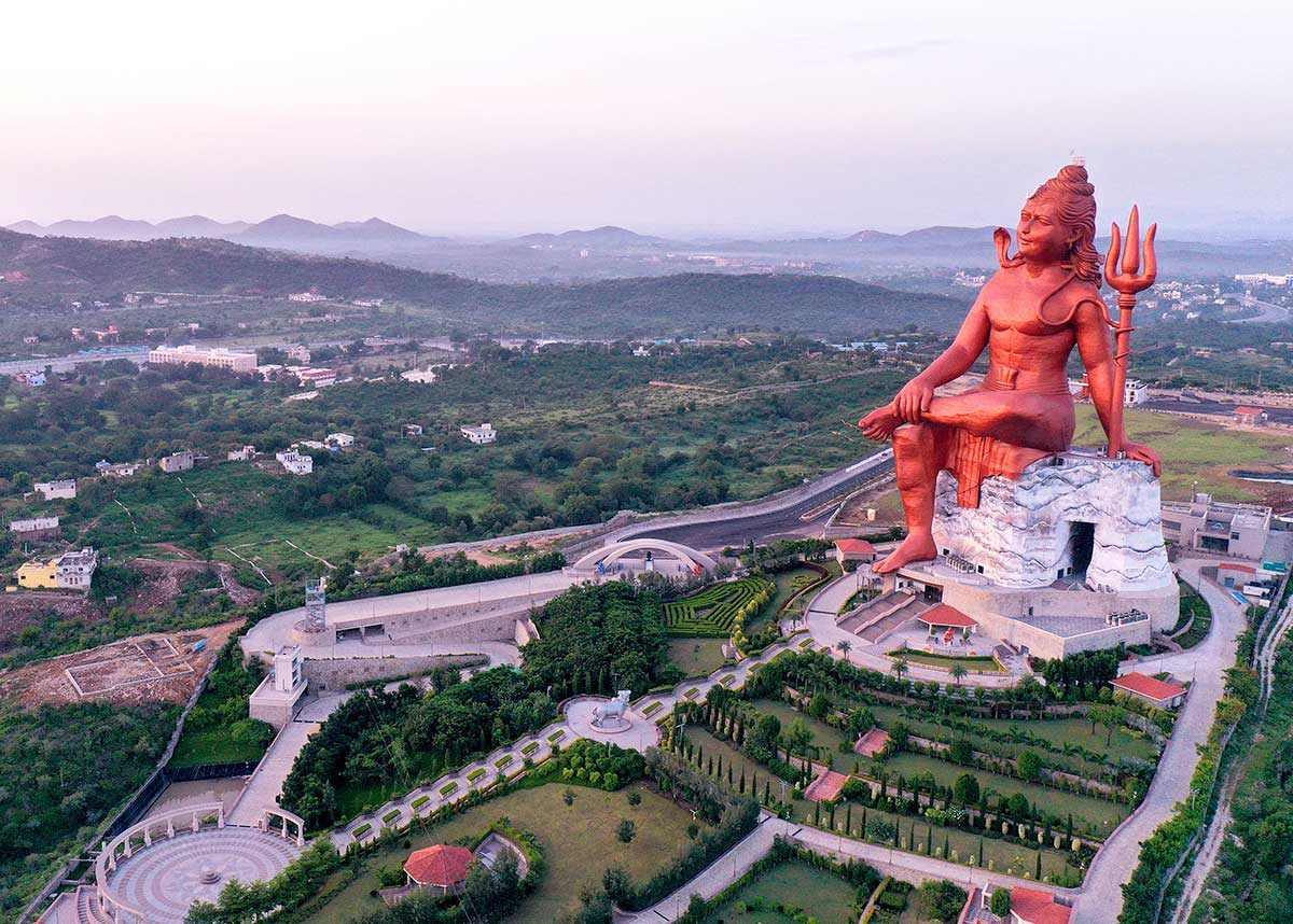 369ft Steel And Iron Clad Statue Of Lord Shiva In Rajasthan Is The 