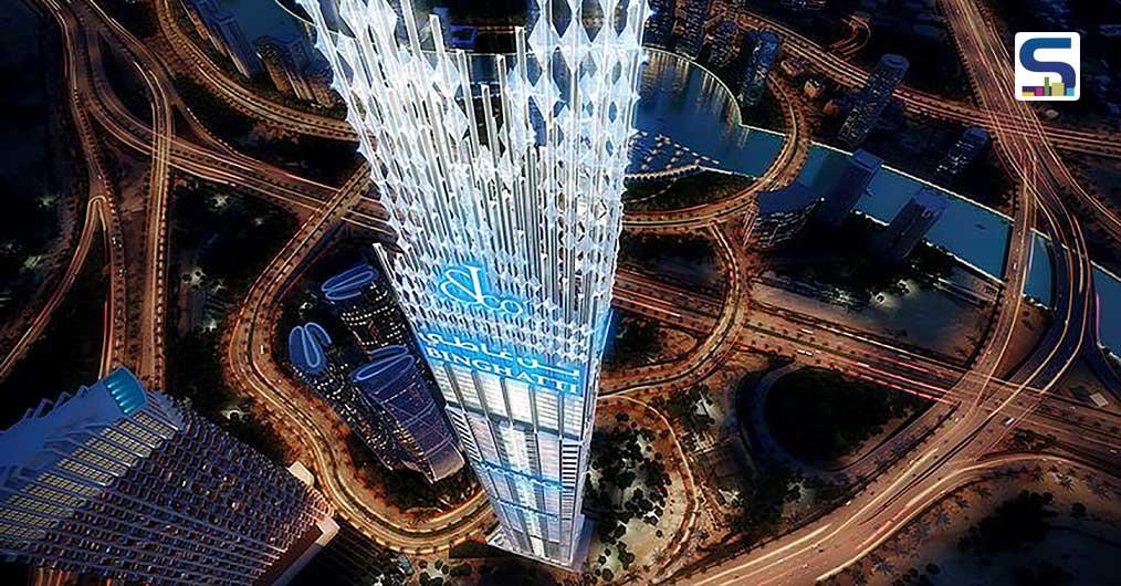 Crystal-Like Crown Highlights The World’s Largest Residential Tower, Taking Shape In Dubai | Burj Binghatti