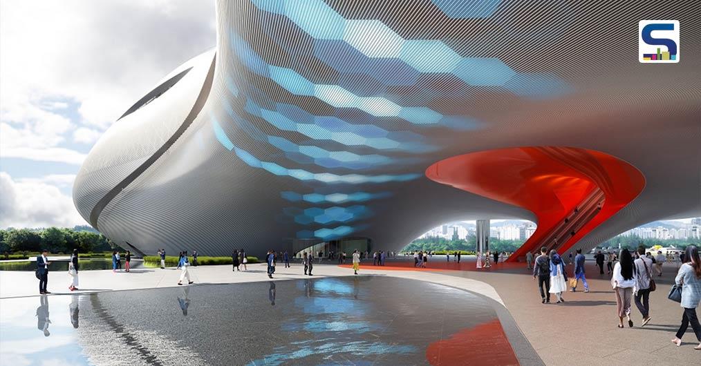 OPEN Architecture Designs Futuristic, Fluid and Floating Grand Theater in China | Yichang Grand Theater
