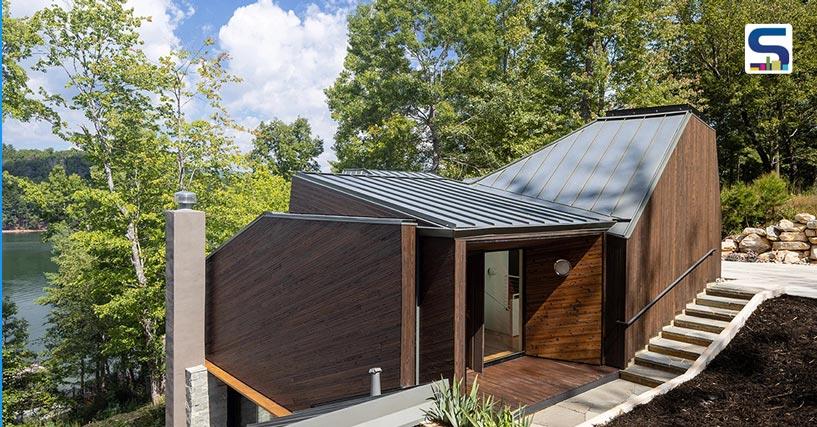 Nature and Design Meets at This Stunning Charred Cypress Home in North Carolina | Nebo House