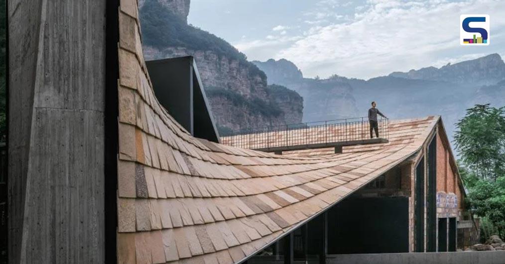 Innovative Sculptural Tiled Roof Tops This Taihang Xinyu Art Museum in China | Wang Chong Studio