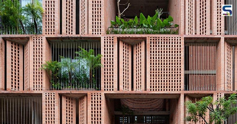 The Ingenious Porous Brickwork Facade Enhances the Indoor Air Quality of This Office in Vietnam