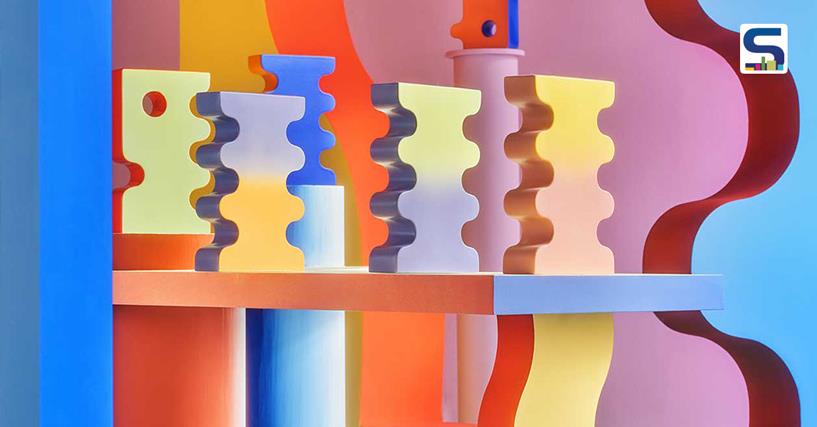 Colourful Geometric Vases That Bridge Painting and Pottery | BARVA VASES