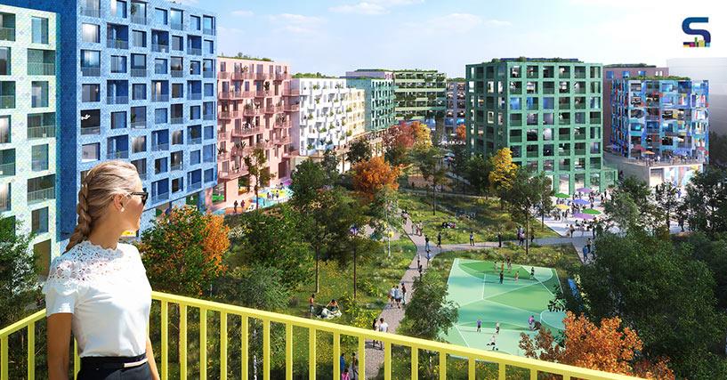 MVRDV Designs Colourful and Sustainable Residential Complex in Düsseldorf