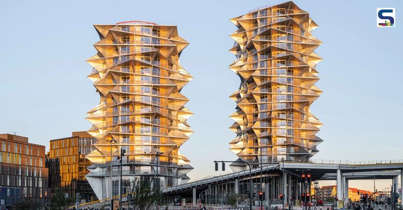 Completion Nears for the Distinctive Kaktus Towers Designed by BIG in Copenhagen