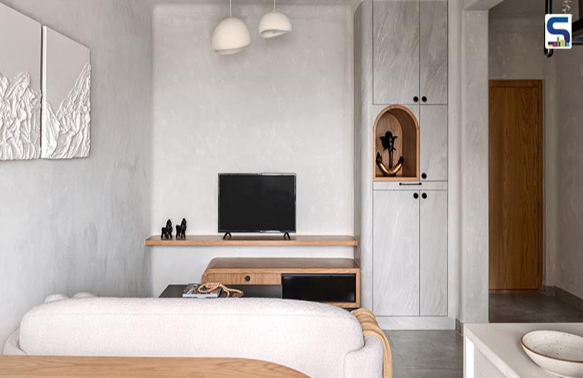 House of Ruya Used Minimalism to Design a Chic 450-Sq-Ft 1 BHK Apartment in Bangalore