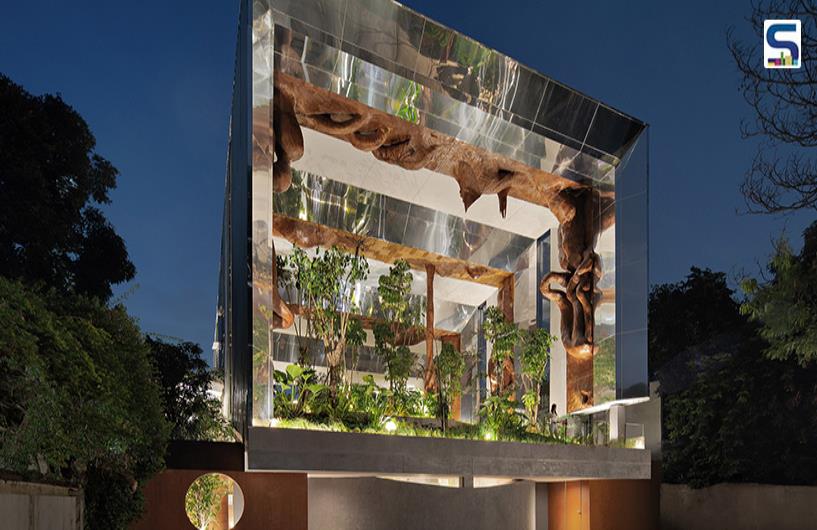 A Facadeless Building in Indonesia Transforming Spaces with Reflections and Views | Research Artistic Design + architecture (RAD+ar)