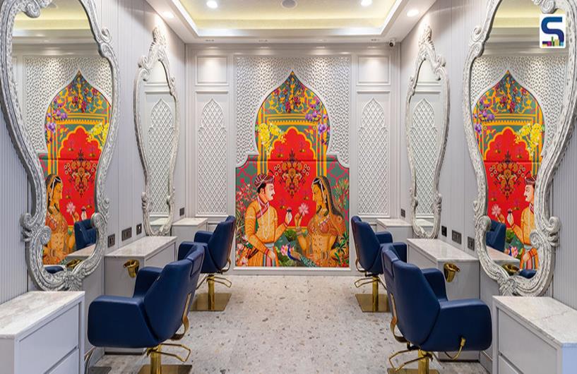 A Jaipur Salon Inspired by Royal Forts and Palaces | Regal Experience | Design Square