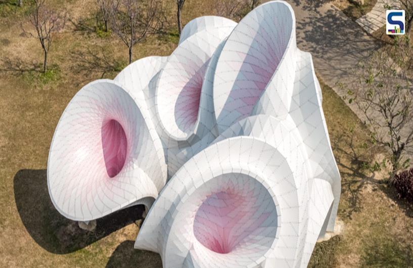 This Organic-Form Pavilion is Made From Thin-Shell Aluminum Using Advanced Computational Techniques | Taiwan