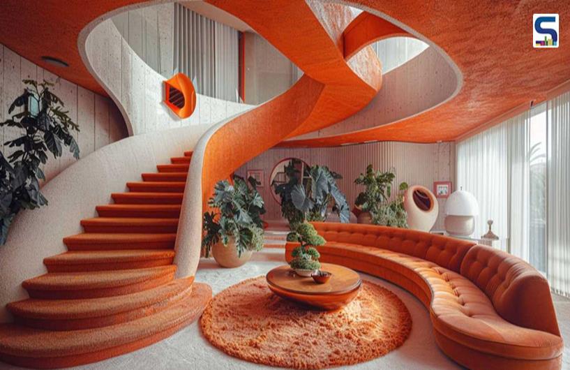 Harmony of Vibrant Colours, Organic Shapes, and Geometric Forms in This Residence by Fatemeh Abedi