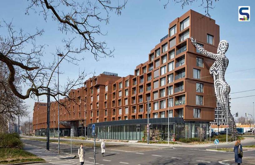 Sustainable Design with Reinforced Concrete and Aluminium Composite Façade in Prague | QARTA Architektura | Fragment Apartments