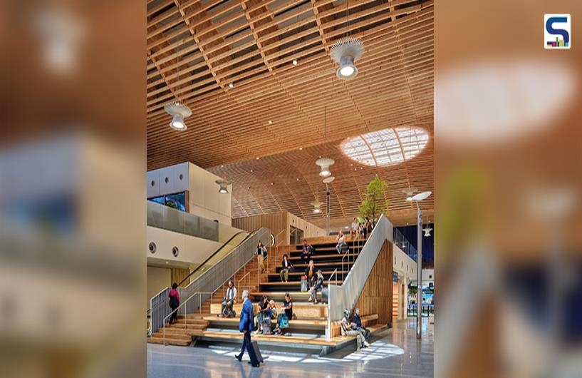 ZGF Architects Expands Portland Airport with Massive Prefabricated Timber Roof