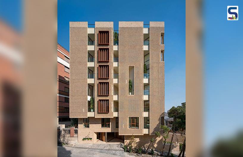 Iranian-Inspired Brick Facade of This Building in Tehran Regulates Heat and Filters Harsh Sunlight