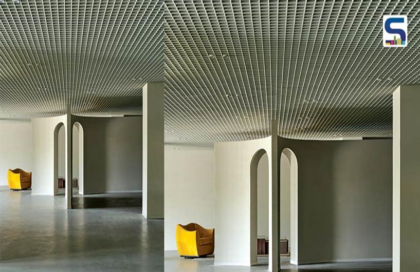 Perforated Aluminum Grid Ceiling | Idus Furniture